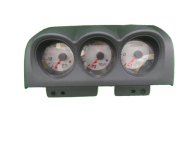 Nissan Skyline R34 ER34 OEM Triple Gauge Zusatzinstrumente mit Panel – gebraucht - Ansicht 1