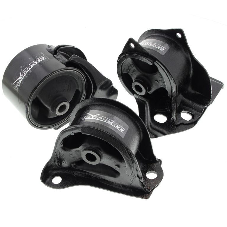 Hardrace 5826-A Motorlager-Set für Honda Civic, CR-X del Sol und Integra, drei Lager