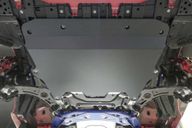 Hardrace Aluminium-Unterbodenschutz Toyota GR Yaris GXPA16 Q1012 – Montagebeispiel