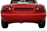 I.L. Motorsport Mazda MX-5 NA Auspuffanlage NA0-0304A - Montierte Anlage am Fahrzeugheck