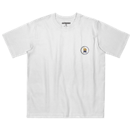 SAITOWORKS Mt. Fuji Tee in Weiß - Vorderseite mit Brustprint